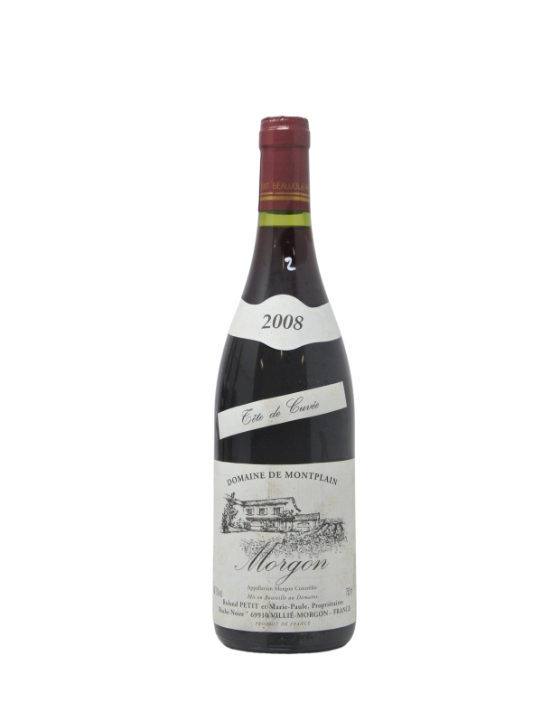MORGON - DOMAINE DE MONTPLAIN - Millésime 2008