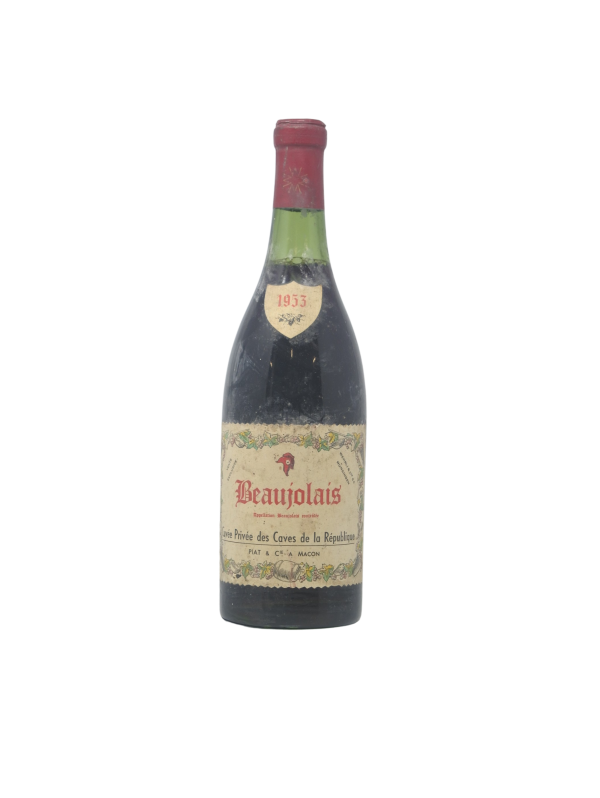 BEAUJOLAIS-VILLAGES - CAVES DE LA REPUBLIQUE - Vintage 1953