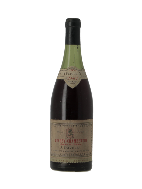 GEVREY-CHAMBERTIN COMBES AUX MOINES - J.FAIVELEY - Millésime 1947