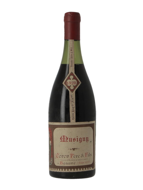 MUSIGNY GRAND CRU - CORON PERE & FILS - Vintage 1928 MUSIGNY GRAND CRU - CORON PERE & FILS - Vintage 1928