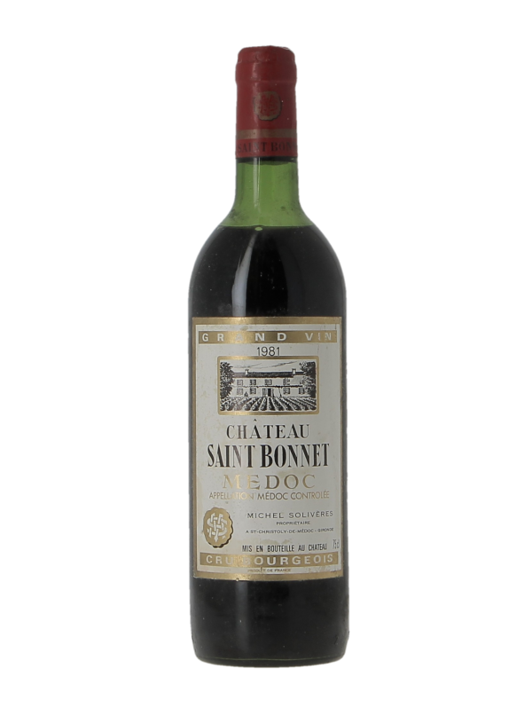 CHATEAU SAINT BONNET - - Millésime 1981