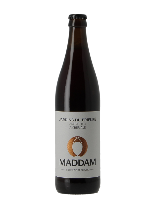 BIERE AMBREE - JARDIN DU PRIEURE - BRASSERIE MADDAM - Vintage NM
