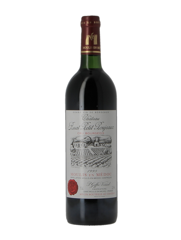 CHATEAU RUAT PETIT POUJEAUX - - Millésime 1998