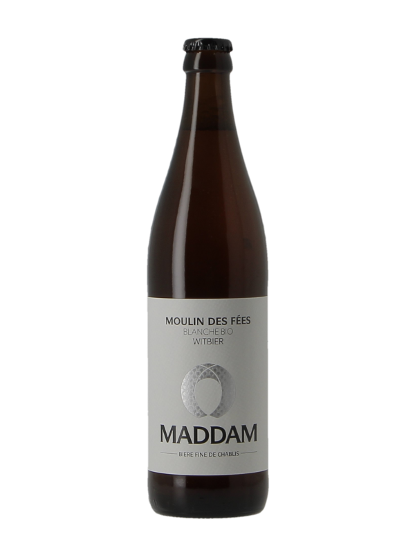 BIERE BLANCHE - MOULIN DES FEES - BRASSERIE MADDAM - Vintage NM