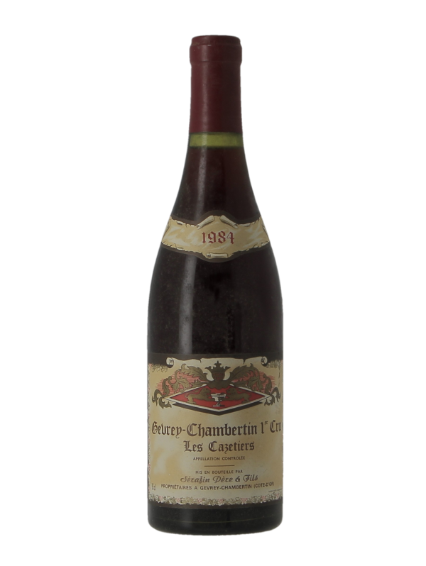 GEVREY-CHAMBERTIN 1ER CRU LES CAZETIERS - SERAPHIN PERE & FILS - Vintage 1984