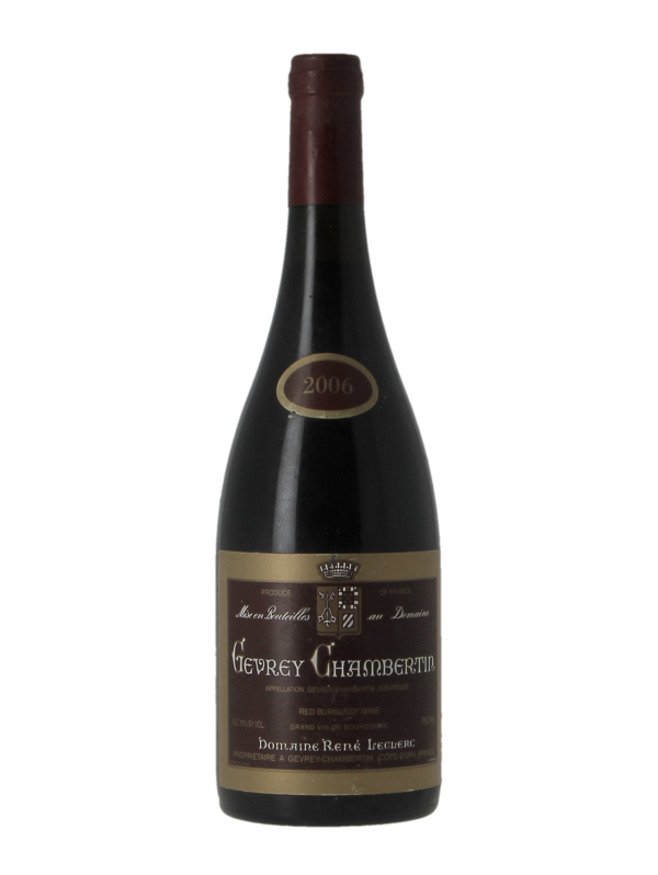 GEVREY-CHAMBERTIN - DOMAINE RENE LECLERC - Vintage 2006