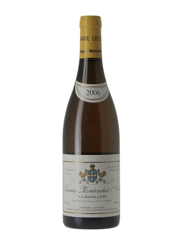 PULIGNY-MONTRACHET 1ER CRU LES CLAVOILLONS - DOMAINE LEFLAIVE - Millésime 2006
