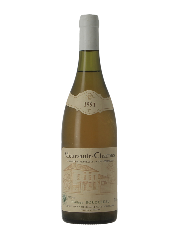 MEURSAULT 1ER CRU LES CHARMES - PHILIPPE BOUZEREAU - Vintage 1991