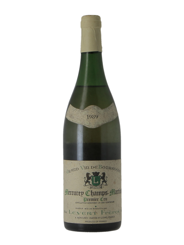 MERCUREY 1ER CRU LES CHAMPS MARTINS - LEVERT FRERES - Vintage 1989