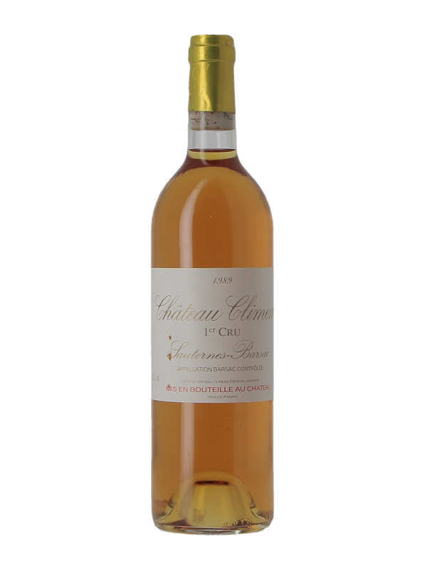 CHATEAU CLIMENS - - Millésime 1989