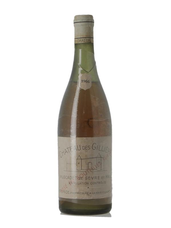 MUSCADET SEVRE ET MAINE - CHATEAU DES GILLIERES - Millésime 1966