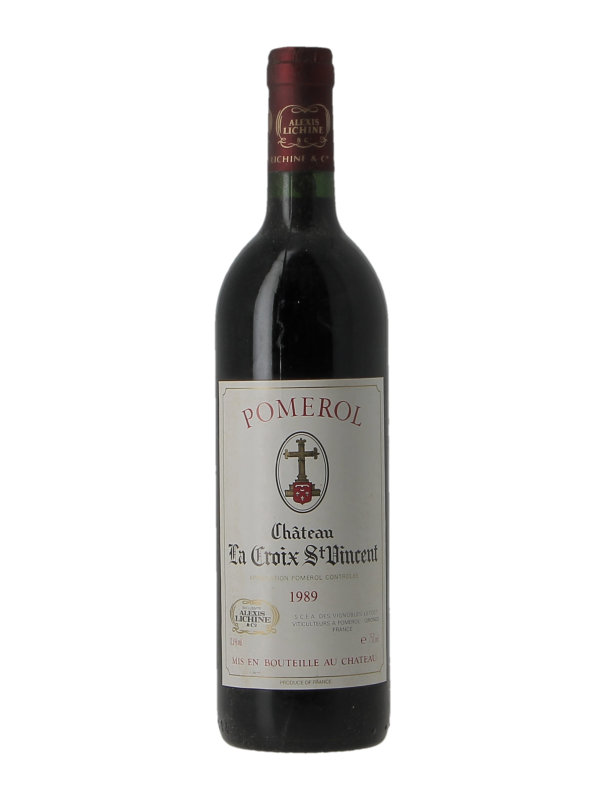 CHATEAU LA CROIX ST VINCENT - - Millésime 1989