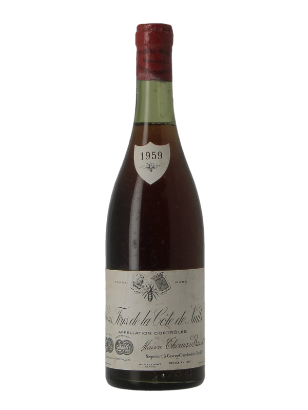 BOURGOGNE PINOT NOIR - THOMAS BASSOT - Millésime 1959