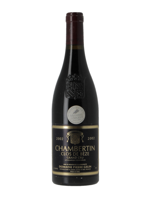 CHAMBERTIN CLOS DE BEZE GRAND CRU - DOMAINE PIERRE GELIN - Millésime 2002
