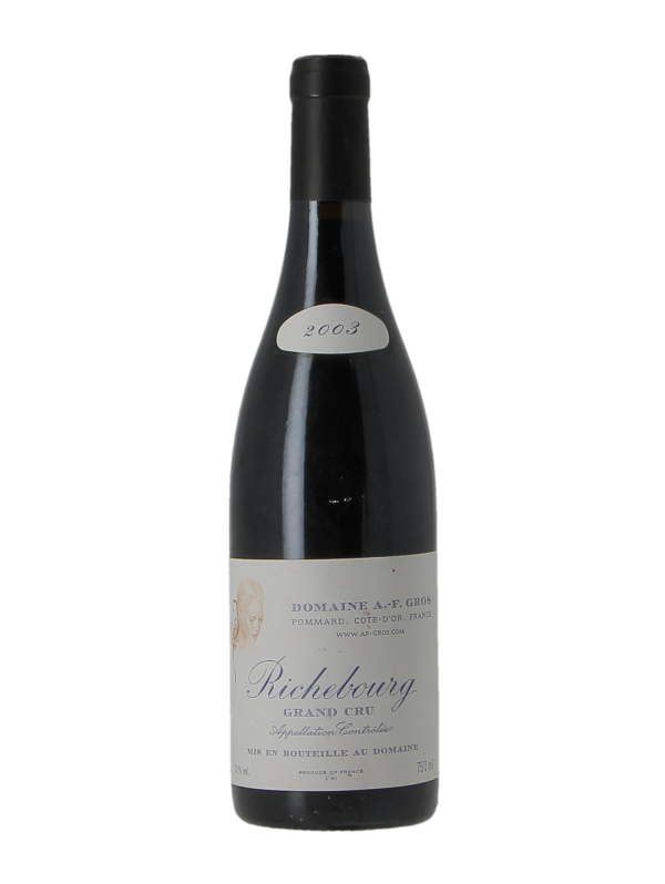 RICHEBOURG GRAND CRU - DOMAINE A.F GROS - Vintage 2003