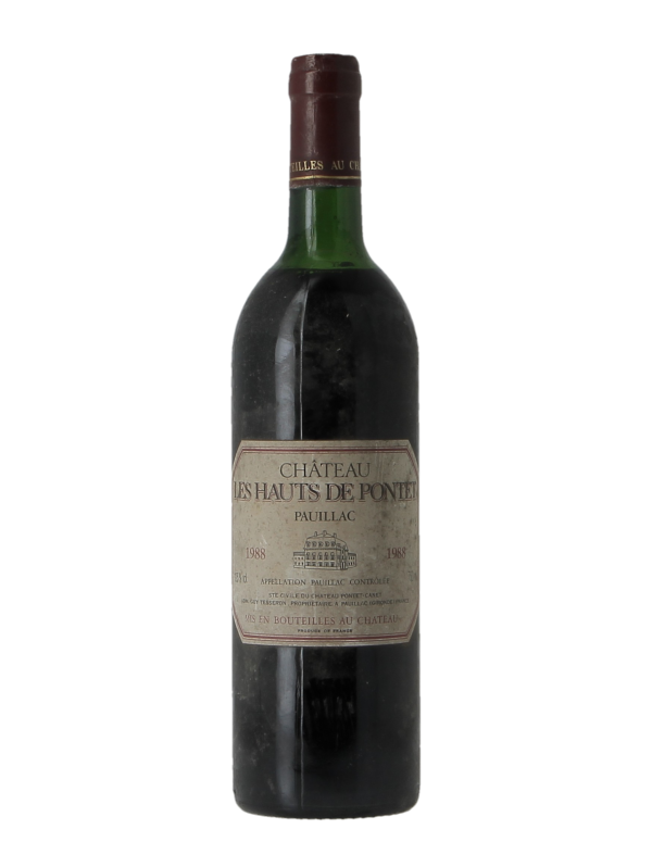 CHATEAU LES HAUTS DE PONTET - - Millésime 1988