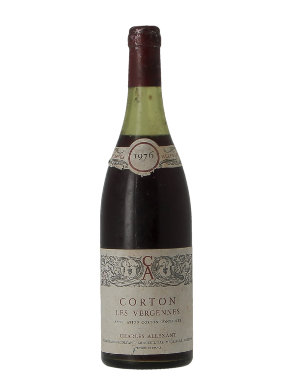 CORTON LES VERGENNES GRAND CRU - CHARLES ALLEXANT - Millésime 1976