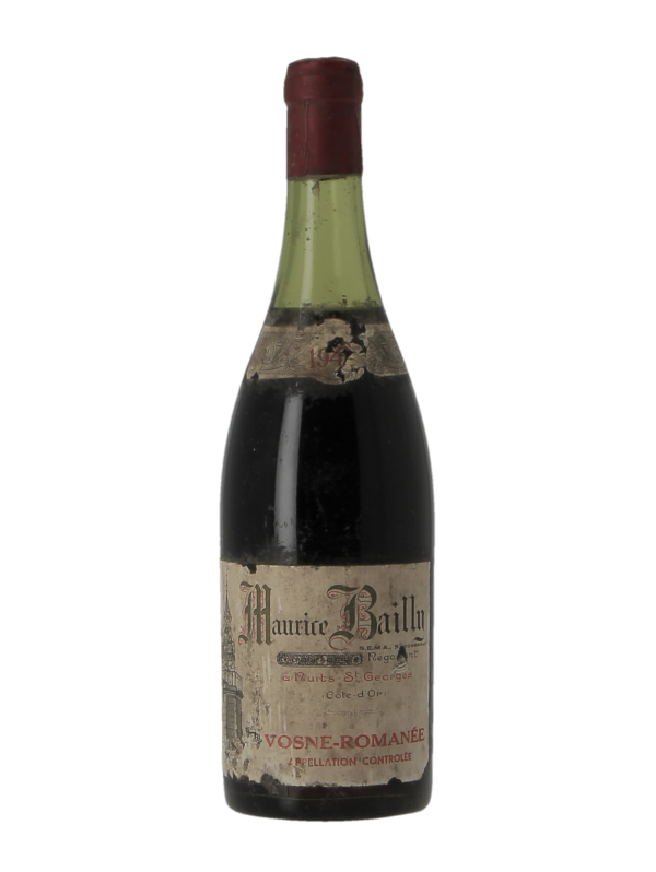 VOSNE-ROMANEE - MAURICE BAILLY - Vintage 1945