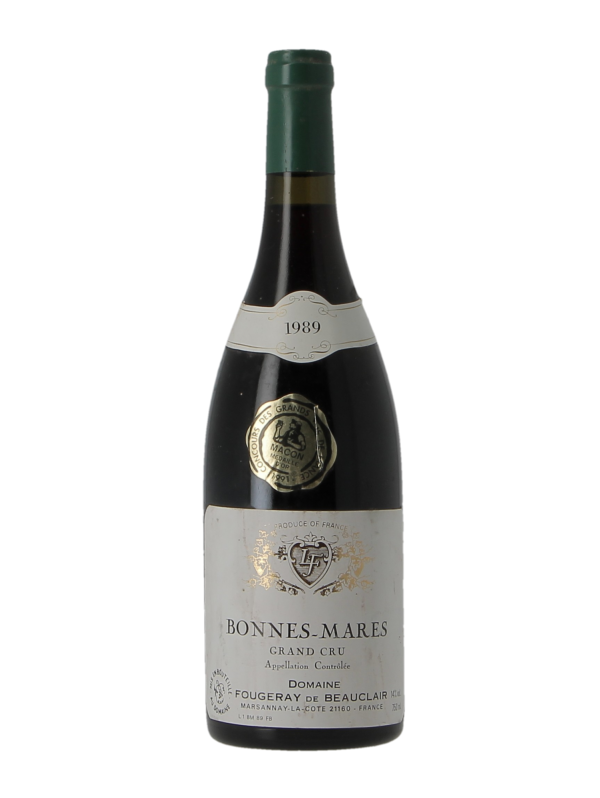 BONNES MARES GRAND CRU - DOMAINE FOUGERAY DE BEAUCLAIR - Vintage 1989