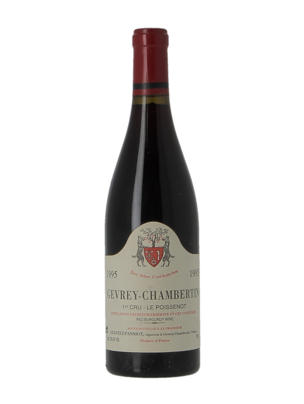 GEVREY-CHAMBERTIN 1ER CRU POISSENOT - DOMAINE GEANTET PANSIOT - Vintage 1995