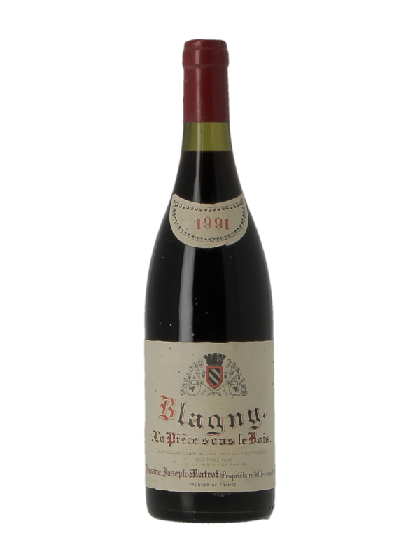 BLAGNY 1ER CRU LA PIECE SOUS LE BOIS - DOMAINE JOSEPH MATROT - Vintage 1991