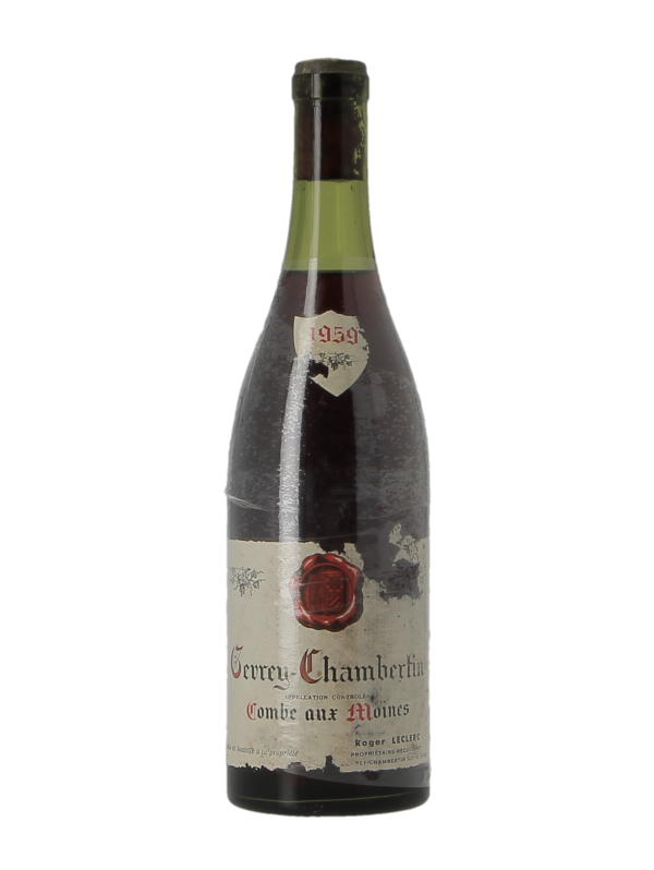 GEVREY-CHAMBERTIN 1ER CRU COMBE AUX MOINES - ROGER LECLERC - Millésime 1959