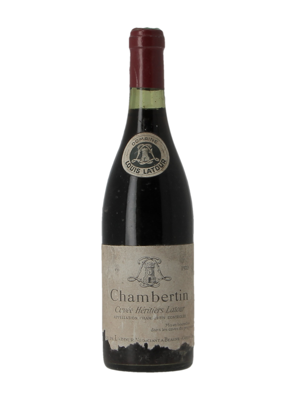 CHAMBERTIN GRAND CRU - LOUIS LATOUR - Vintage 1970