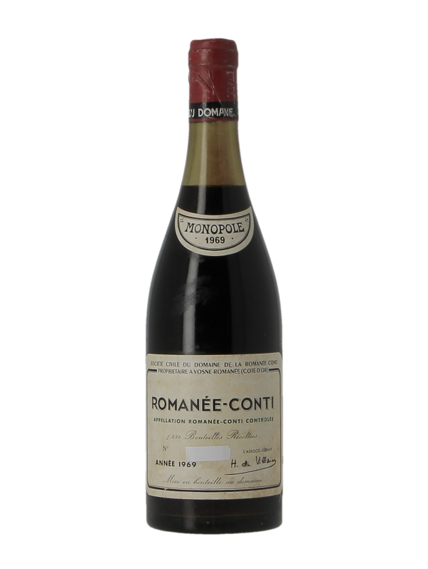 ROMANEE-CONTI GRAND CRU - DOMAINE DE LA ROMANEE CONTI - Millésime 1969