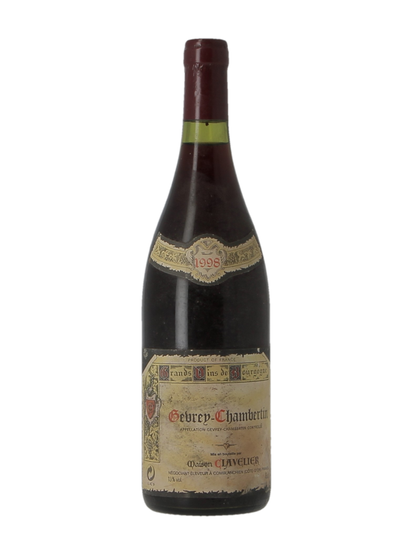 GEVREY-CHAMBERTIN - MAISON CLAVELIER - Millésime 1998