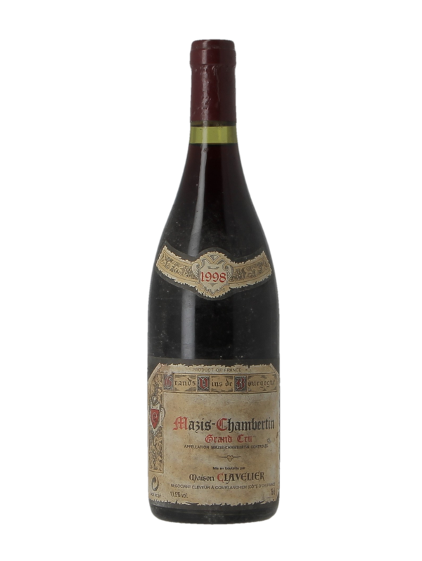 MAZIS-CHAMBERTIN GRAND CRU - MAISON CLAVELIER - Millésime 1998