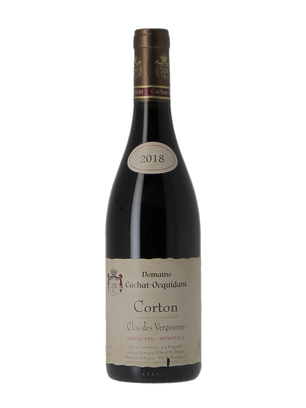 CORTON CLOS DES VERGENNES GRAND CRU - DOMAINE CACHAT-OCQUIDANT - Vintage 2018