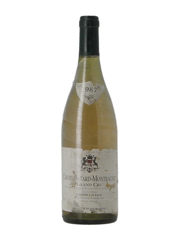 CRIOTS BATARD MONTRACHET GRAND CRU - GASTON LACELLE - Vintage 1987