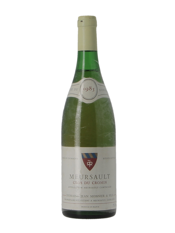 MEURSAULT CLOS DU CROMIN - DOMAINE JEAN MONNIER & FILS - Vintage 1985