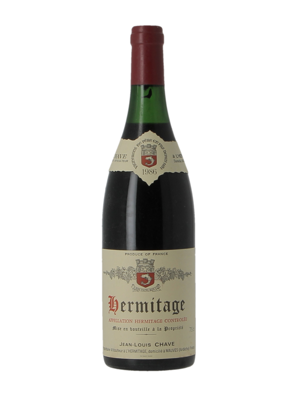 HERMITAGE - DOMAINE JEAN-LOUIS CHAVE - Vintage 1986