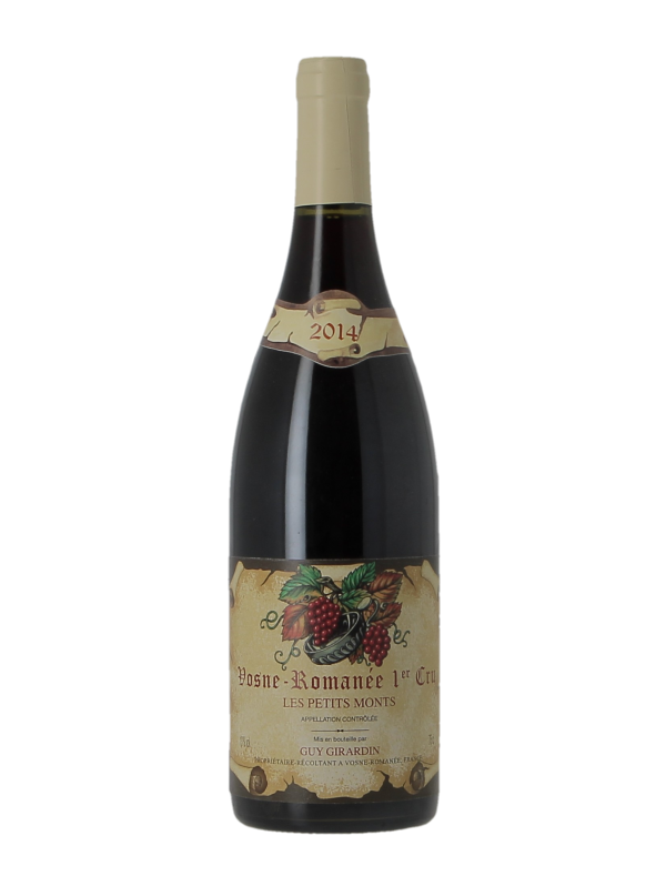 VOSNE-ROMANEE 1ER CRU LES PETITS MONTS - GUY GIRARDIN - Millésime 2014