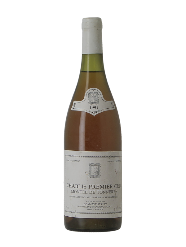 CHABLIS 1ER CRU MONTEE DE TONNERRE - DOMAINE SERVIN - Millésime 1991