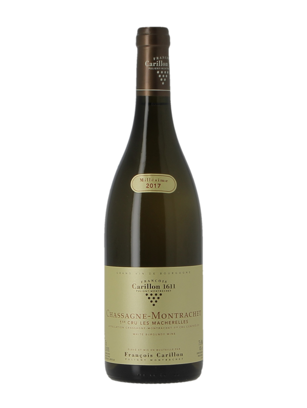 CHASSAGNE-MONTRACHET 1ER CRU LES MACHERELLES - FRANCOIS CARILLON - Vintage 2017