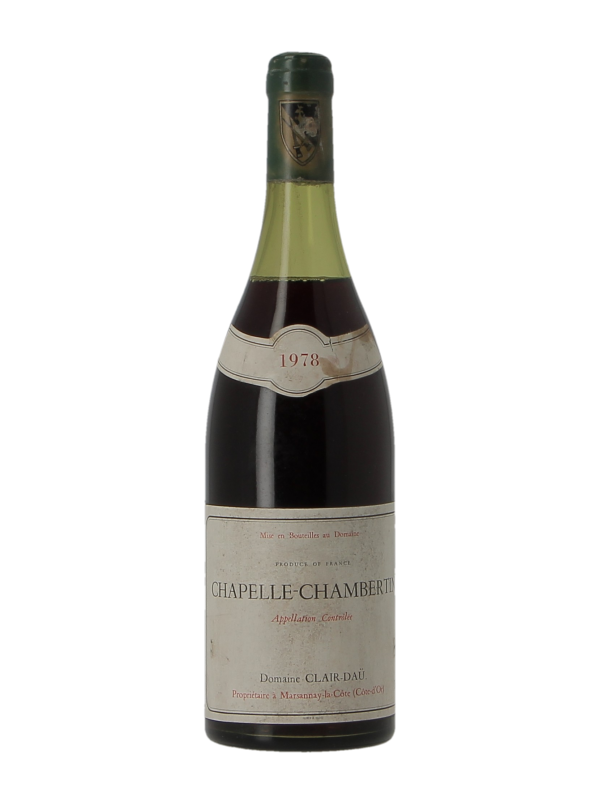 CHAPELLE-CHAMBERTIN GRAND CRU - DOMAINE CLAIR DAÜ - Millésime 1978