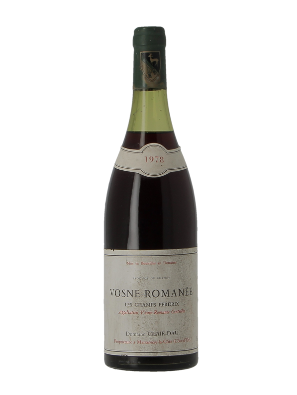 VOSNE-ROMANEE LES CHAMPS PERDRIX - DOMAINE CLAIR DAÜ - Millésime 1978