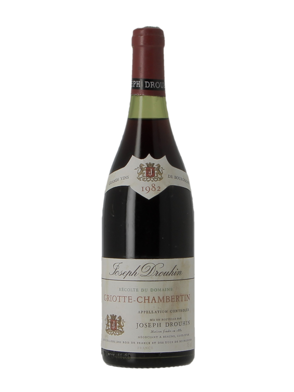 GRIOTTE-CHAMBERTIN GRAND CRU - JOSEPH DROUHIN - Millésime 1982