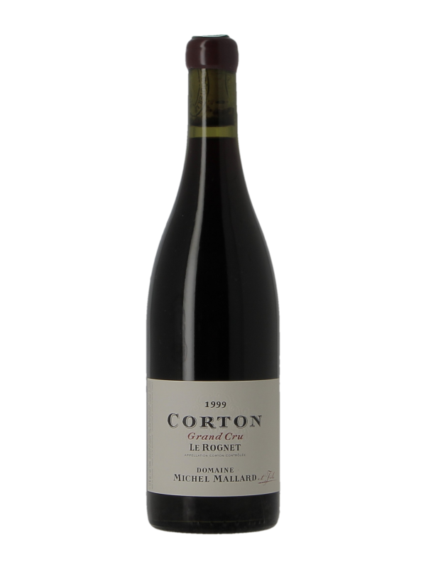 CORTON ROGNET GRAND CRU - DOMAINE MICHEL MALLARD - Millésime 1999