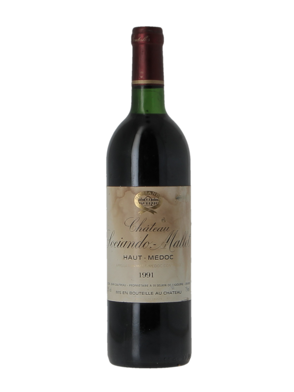 CHATEAU SOCIANDO-MALLET - - Millésime 1991