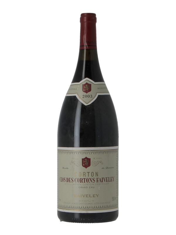 CORTON CLOS DES CORTONS FAIVELEY GRAND CRU - DOMAINE FAIVELEY - Millésime 2003