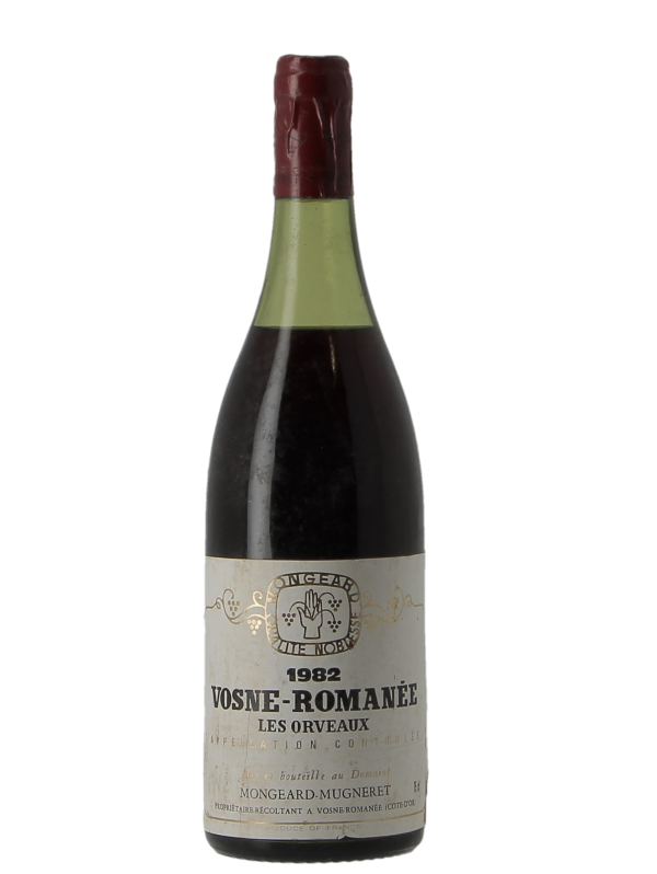 VOSNE-ROMANEE 1ER CRU LES ORVEAUX - DOMAINE MONGEARD-MUGNERET - Millésime 1982
